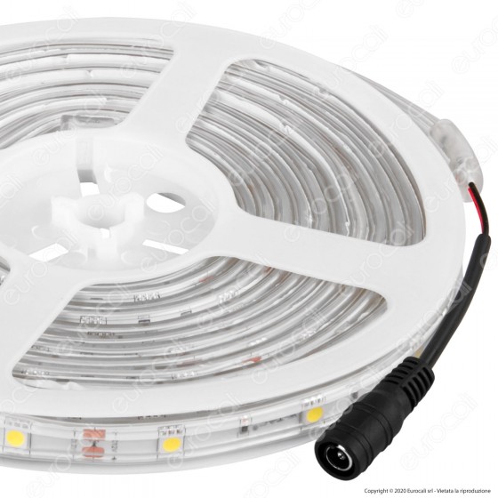 V-Tac Striscia LED 5050 Impermeabile Monocolore 30 LED/metro - Bobina V-Tac Striscia LED 5050 Impermeabile Monocolore 30 LED/metro - Bobina