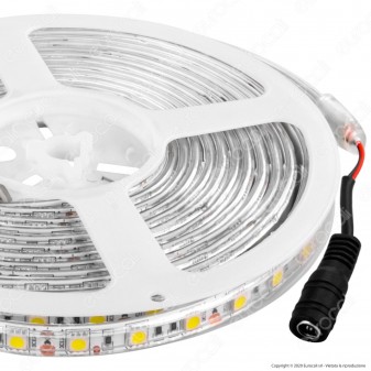 V-Tac Striscia LED 5050 Impermeabile Monocolore 60LED/metro - Bobina