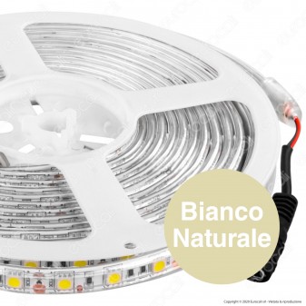 V-Tac Striscia LED 5050 Impermeabile Monocolore 60LED/metro - Bobina