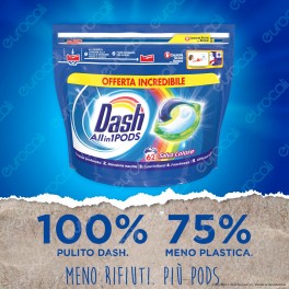 Dash All in 1 Pods Salvacolore Detersivo in Capsule - Confezione da
