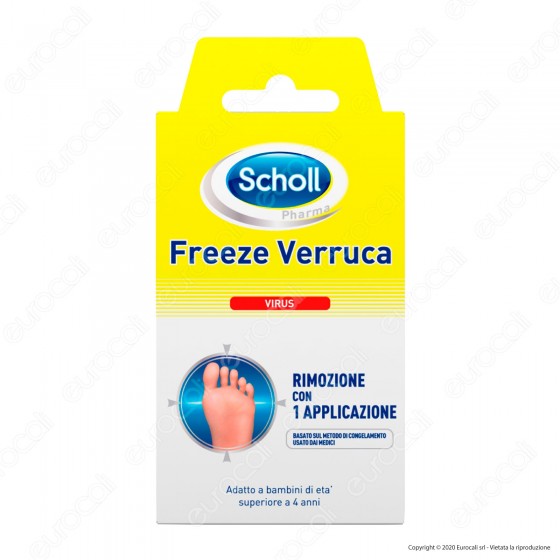 Scholl Freeze Verruca - Confezione con 1 bomboletta e 12 applicatori Scholl Freeze Verruca - Confezione con 1 bomboletta e 12 applicatori