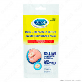 Scholl Cerotti in Lattice per Calli - Confezione con 9 Cerotti in
