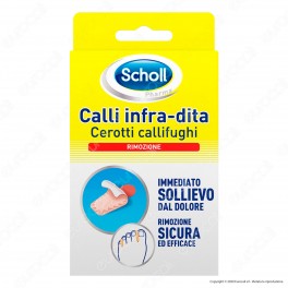 Scholl Cerotti Callifughi Calli Infra-dita - Confezione con 4 Cerotti