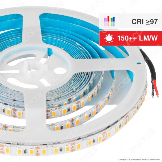 Strip led 12V, SMD5730, 18W/m, 120 led/m, IP20, larghezza 10mm - V-TAC  VT-5730