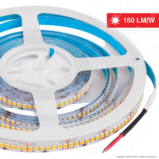V-Tac VT-2835-238 Striscia LED 2835 Monocolore 238 LED/metro - Bobina V-Tac VT-2835-238 Striscia LED 2835 Monocolore 238 LED/metro - Bobina