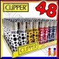 Clipper Large Fantasia Dots - Box da 48 Accendini [TERMINATO]