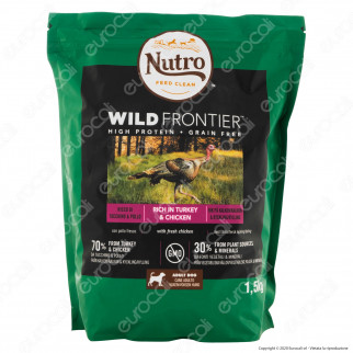 Nutro Wild Frontier con Pollo e Tacchino Cibo Secco per Cani Adulti