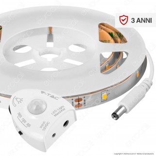 V-Tac VT-8067 Bedlight Kit Striscia LED con Sensore e Alimentatore