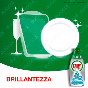 Fairy Platinum Gel detersivo per Lavastoviglie Brezza Marina 32