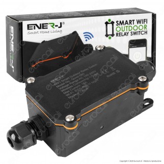Ener-J Interruttore Smart Wi-Fi Outodoor Relay Switch IP55 - mod.