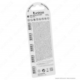 Uniross Pile Alcaline a Bottone AG9 / LR936 / G9 / LR45 / 194 / 394