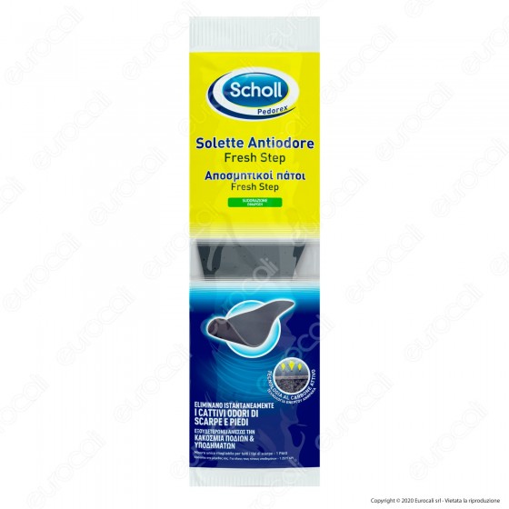 Scholl Solette Antiodore Fresh Step Sudorazione Piedi Scholl Solette Antiodore Fresh Step Sudorazione Piedi