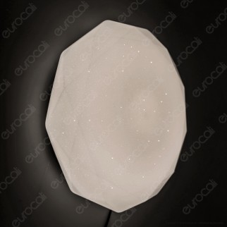 V-Tac VT-8404 Plafoniera LED 20W / 40W Forma Circolare Sfaccettata