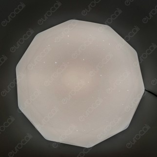 V-Tac VT-8404 Plafoniera LED 20W / 40W Forma Circolare Sfaccettata