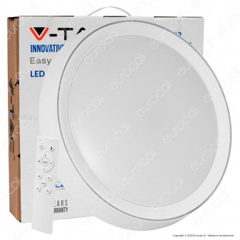 V-Tac VT-8402 Plafoniera LED 3in1 20W / 40 W Forma Circolare con