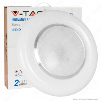 V-Tac VT-8504 Plafoniera LED 3in1 30W / 60W Forma Circolare Effetto Cielo Stellato con Telecomando