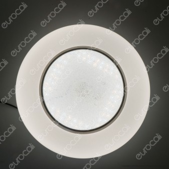 V-Tac VT-8504 Plafoniera LED 3in1 30W / 60W Forma Circolare Effetto Cielo Stellato con Telecomando