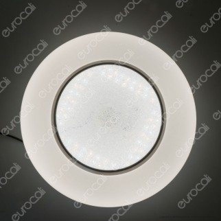 V-Tac VT-8504 Plafoniera LED 3in1 30W / 60W Forma Circolare Effetto Cielo Stellato con Telecomando