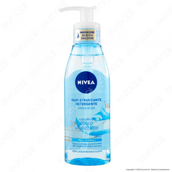 Nivea Olio Struccante Detergente Viso e Occhi per Pelli Normali con Nivea Olio Struccante Detergente Viso e Occhi per Pelli Normali con