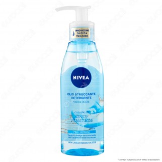 Nivea Olio Struccante Detergente Viso e Occhi per Pelli Normali con
