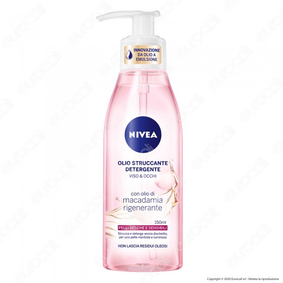 Nivea Olio Struccante Detergente per Pelli Sensibili - Flacone da Nivea Olio Struccante Detergente per Pelli Sensibili - Flacone da