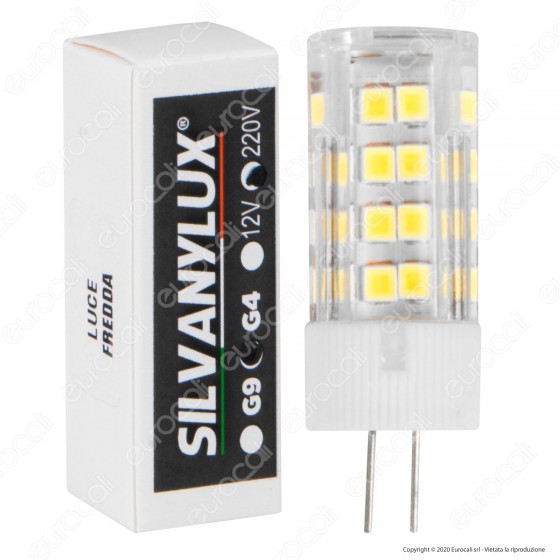 Silvanylux Lampadina LED G4 5W 220V Tubolare - mod. GRN926/1 / Silvanylux Lampadina LED G4 5W 220V Tubolare - mod. GRN926/1 /