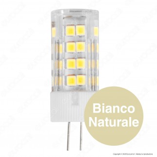 Silvanylux Lampadina LED G4 5W 220V Tubolare - mod. GRN926/1 /