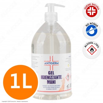 Gel Liquido Alcolico Igienizzante Mani con Alcol ≥70% - Flacone da