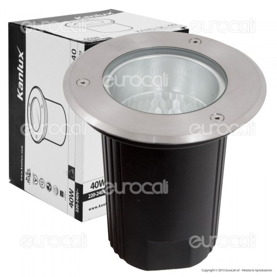 Kanlux XARD DL-40 Portalampada da Interramento per Lampadine E27 - Kanlux XARD DL-40 Portalampada da Interramento per Lampadine E27 -
