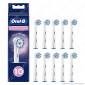 Oral-B Sensitive Testine di Ricambio per Spazzolino Elettrico - Confezione da 10 Testine [TERMINATO]