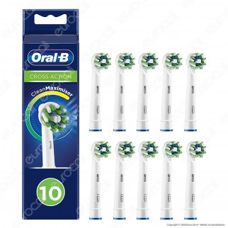 Oral-B CrossAction Testine di Ricambio per Spazzolino Elettrico -