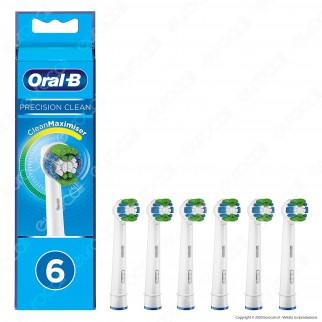 Oral-B Precision Clean Testine di Ricambio per Spazzolino Elettrico -