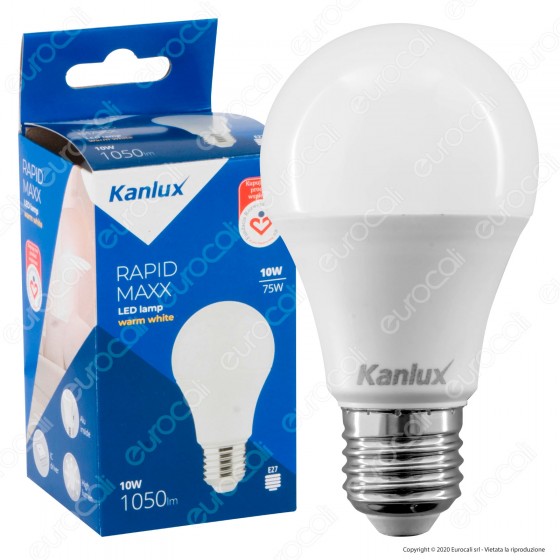 Kanlux RAPID Maxx Lampadina LED E27 10W Bulb A60 - mod. 32925 Kanlux RAPID Maxx Lampadina LED E27 10W Bulb A60 - mod. 32925