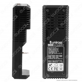 Uniross Caricabatterie Mini 3T AA / AAA / C / SC per Pile NiMH / NiCD