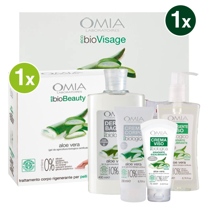 Kit Trattamenti Aloe Vera Viso e Corpo