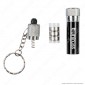 Immagine 2 - Uniross Torcia LED 3W Portachiave Tascabile in Alluminio a Batterie