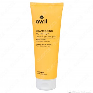 Avril Shampoo Nutrizione per Capelli Secchi e Danneggiati - Flacone