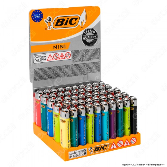 Bic Mini J25 Piccolo Fantasia Hashtag - Box da 50 Accendini Bic Mini J25 Piccolo Fantasia Hashtag - Box da 50 Accendini