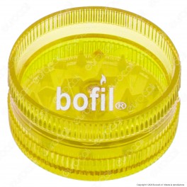 Mini Grinder Tritatabacco Bofil Tiny 2 Parti in Plastica Trasparente