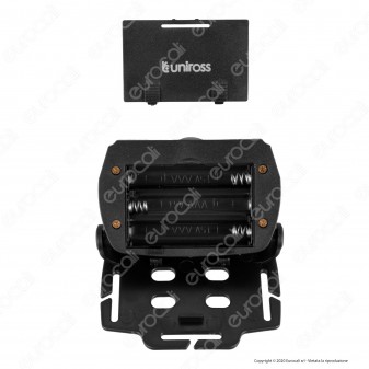 Uniross Ultralite Torcia Frontale Headlight COB 3W Ultra Luminosa 3