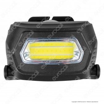 Uniross Ultralite Torcia Frontale Headlight COB 3W Ultra Luminosa 3