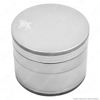 Grinder Tritatabacco Black Leaf XXL Gigante 4 Parti in Metallo