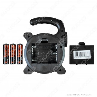 Uniross Torcia Mini Multiuso LED COB 3W 2 Modalità di Illuminazione a