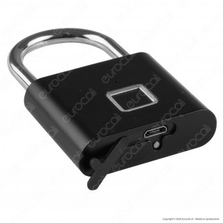 Ener-J Fingerprint Padlock Lucchetto Sbloccabile con Impronta