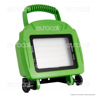 V-Tac VT-4822 Faretto LED SMD 20W Ricaricabile a Batteria Colore