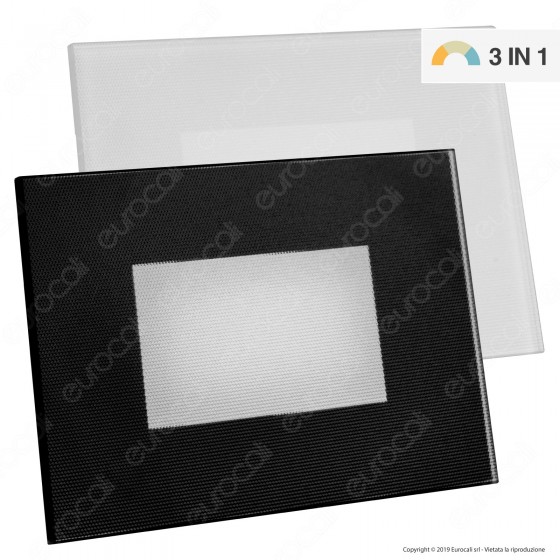 FAI Punto Luce Segnapasso LED Montaggio a Incasso Rettangolare 3W FAI Punto Luce Segnapasso LED Montaggio a Incasso Rettangolare 3W