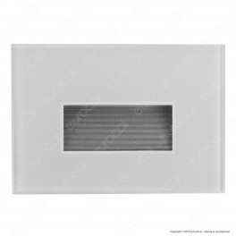 FAI Punto Luce Segnapasso LED Montaggio Incasso Rettangolare 3W 38°