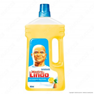 Mastro Lindo Detergente Liquido Multiuso al Limone - Flacone da 950ml