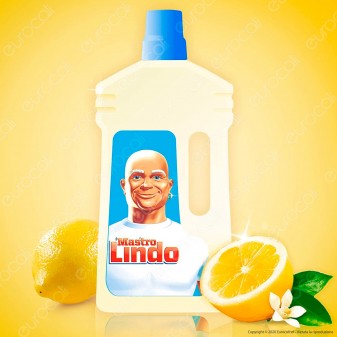 Mastro Lindo Detergente Multiuso al Limone - Flacone da 950ml