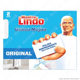 Mastro Lindo Gomma Magica con Triplo Strato Pulente - Confezione da 2